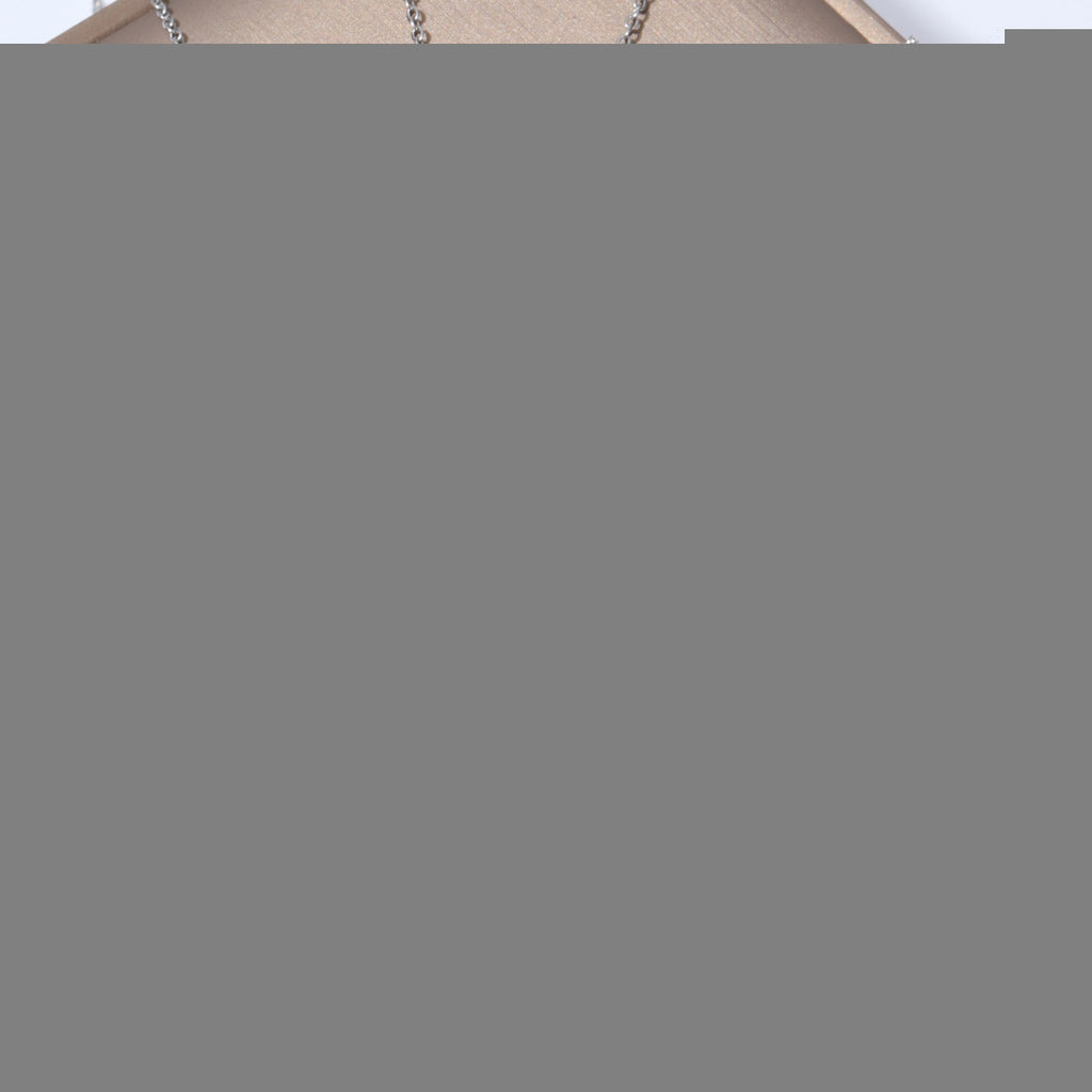 Flower Pendant Temperament Titanium Steel Necklace