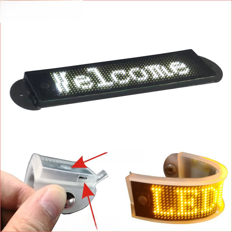 Led Flexible Display Hat Bluetooth LED Display Flexible Led Screen Backpack Vest Led Flexible Screen